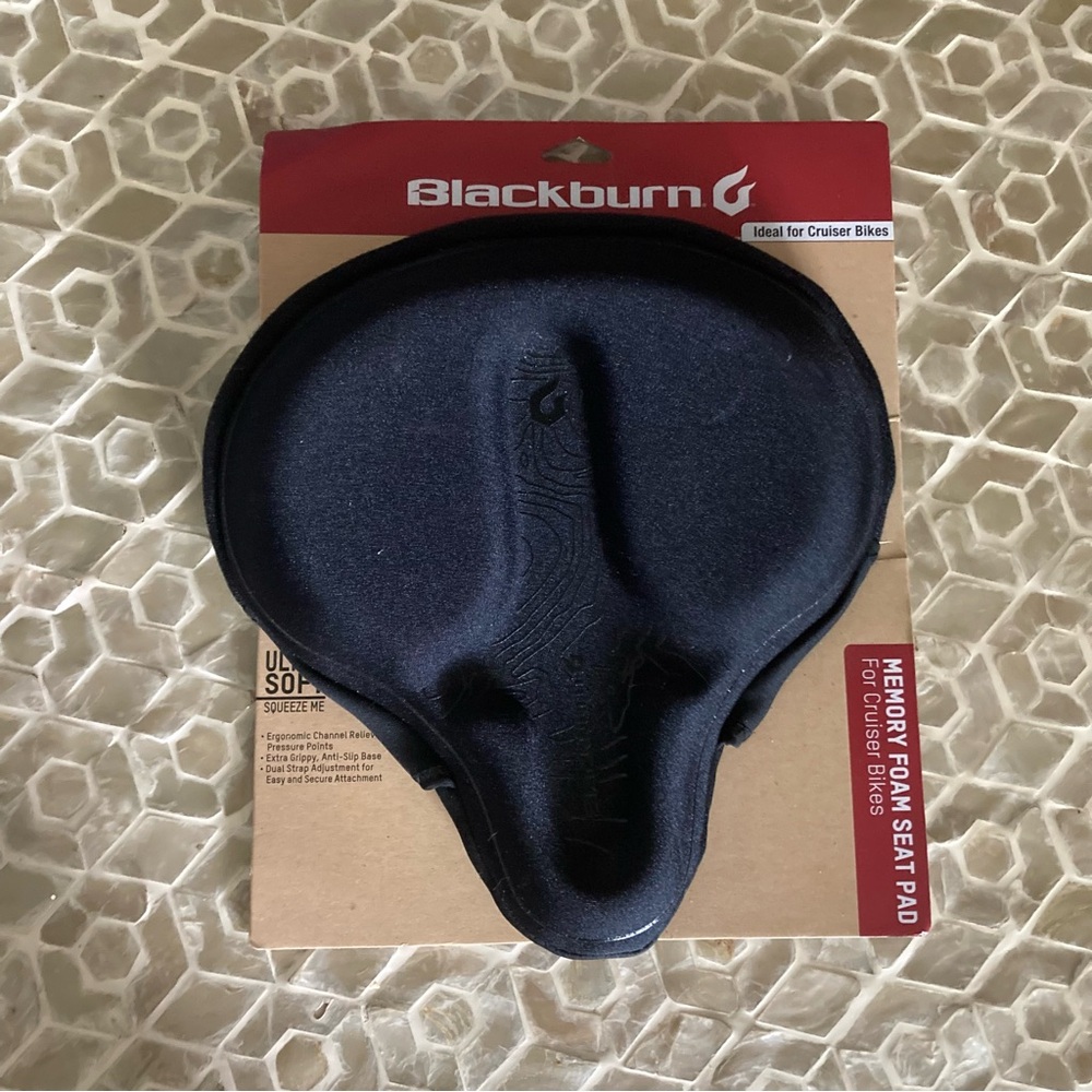 NEW!  Blackburn Memory Foam Cruiser Bike Seatpad